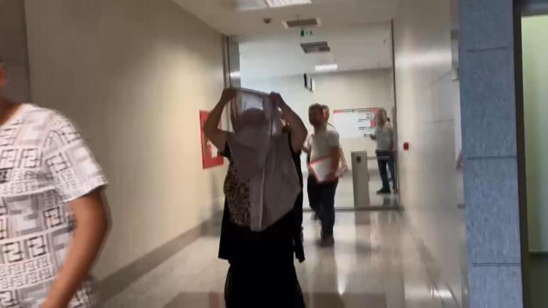 Kamera kaydı dehşete düşürdü Kızına tekme atan cani baba tutuklandı