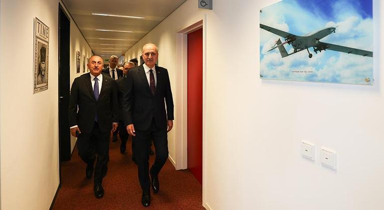 TBMM Başkanı Numan Kurtulmuş, Türkiyenin NATO Daimi Temsilciliğini ziyaret etti