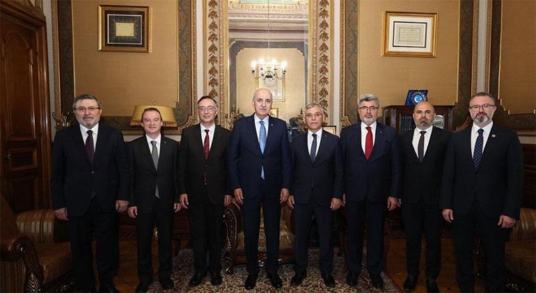 TBMM Başkanı Kurtulmuş, Belçika Diyanet Vakfını ziyaret etti