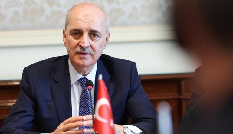 Meclis Başkanı Kurtulmuş, Belçika Senato Başkanı Vincent Blondel ile görüştü