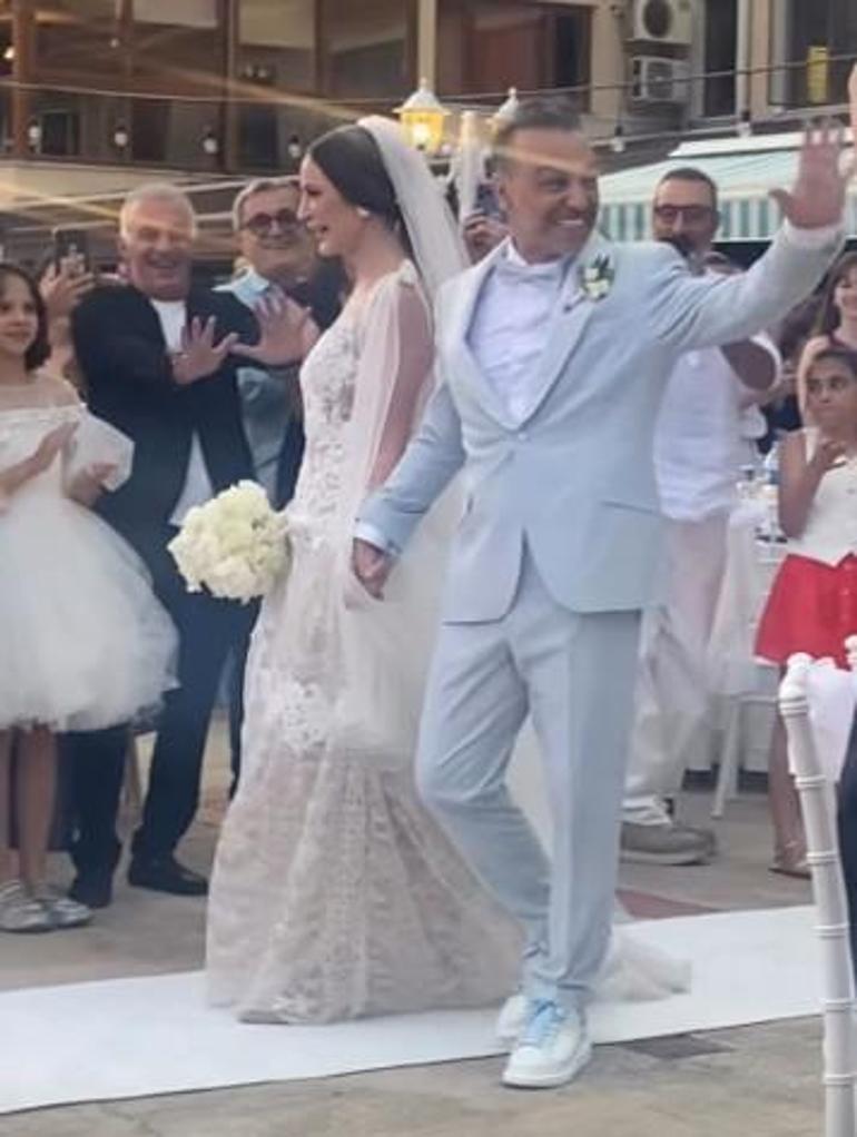 Ece Dizdar ve Serdar Orçin evlendi İşte nikahtan ilk kareler