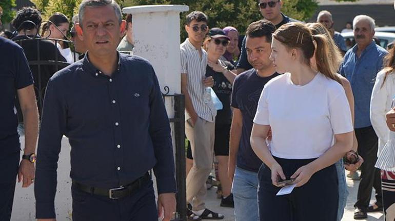 CHP Genel Başkanı Özel , YKSye giren Ferdi Zeyrekin kızı Nehiri bugün de yalnız bırakmadı