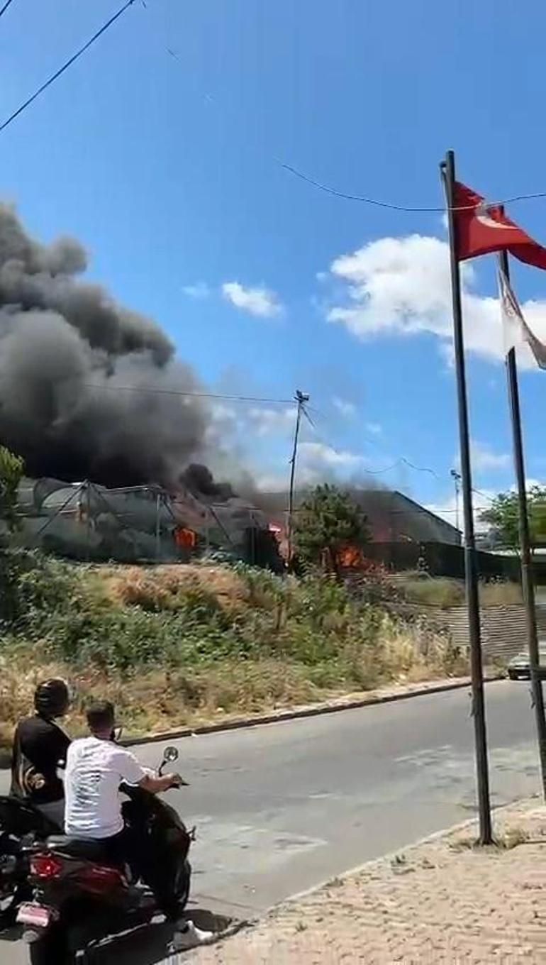 İstanbulda korkutan yangın Dumanlar birçok noktadan görülüyor