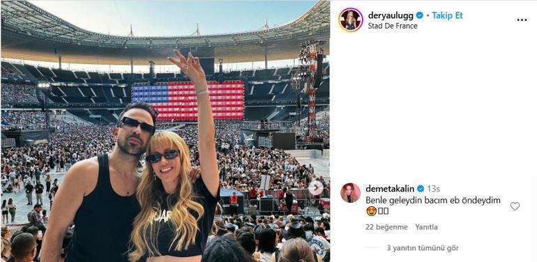 Demet Akalın, Beyonce konserinde en öndeydi Derya Uluğ’a olay yorum