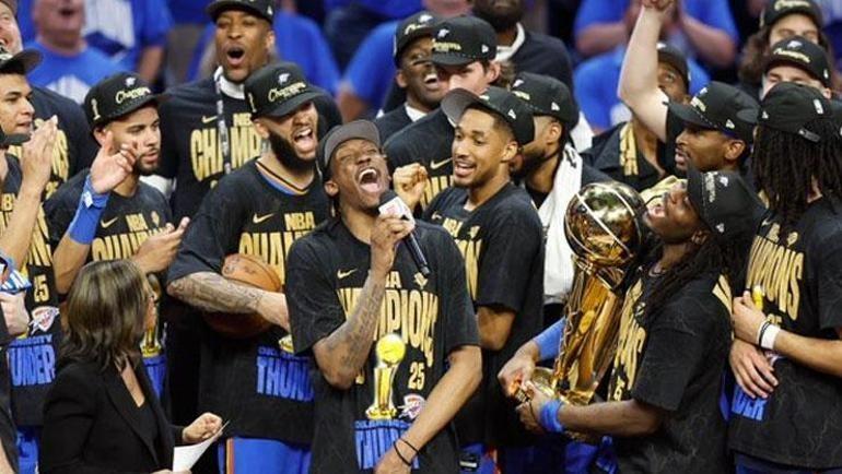 NBAde şampiyon Oklahoma City Thunder Tarihte bir ilk