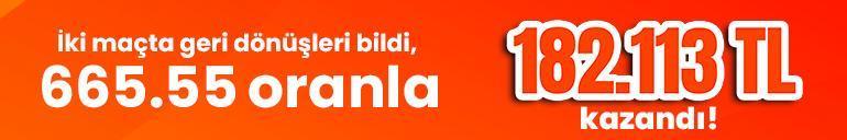 İki maçta geri dönüşleri bildi, 665.55 oranı tutturarak 182.113 TLnin sahibi oldu
