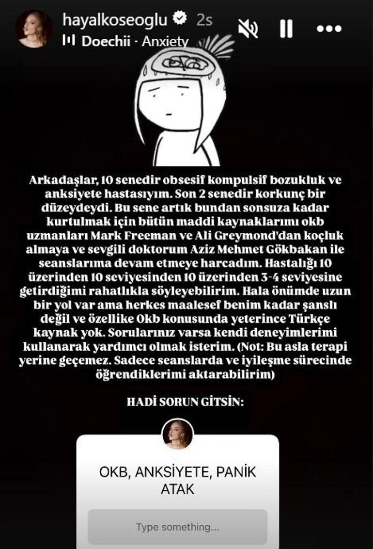 Hayal Köseoğlu hastalığını ilk kez açıkladı 10 yıldır mücadele ediyorum