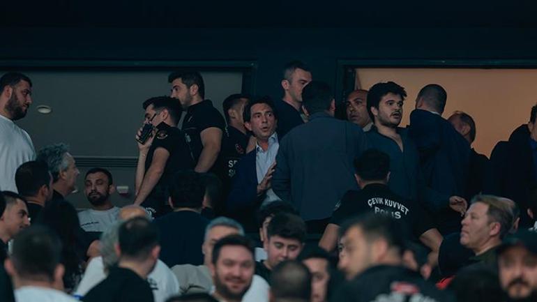 Beşiktaş Fibabanka - Fenerbahçe Beko maçında ortalık karıştı Serdal Adalı ve Ali Koç tribüne gitti