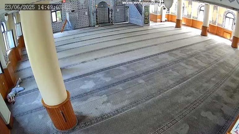 Camide skandal görüntü Güvenlik kamerası her şeyi kaydetti