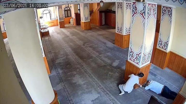 Camide skandal görüntü Güvenlik kamerası her şeyi kaydetti