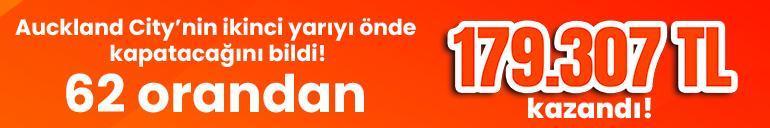 Auckland City’nin ikinci yarıyı önde kapatacağını bildi 62 orandan 179.307 TL kazandı