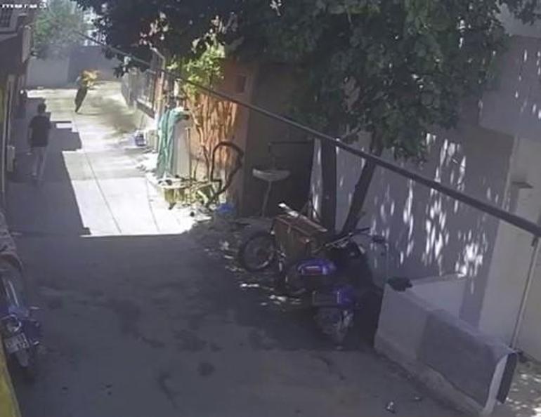 Cani amca Yeğenininin üzerine benzin döküp yaktı, dehşet anları kamerada