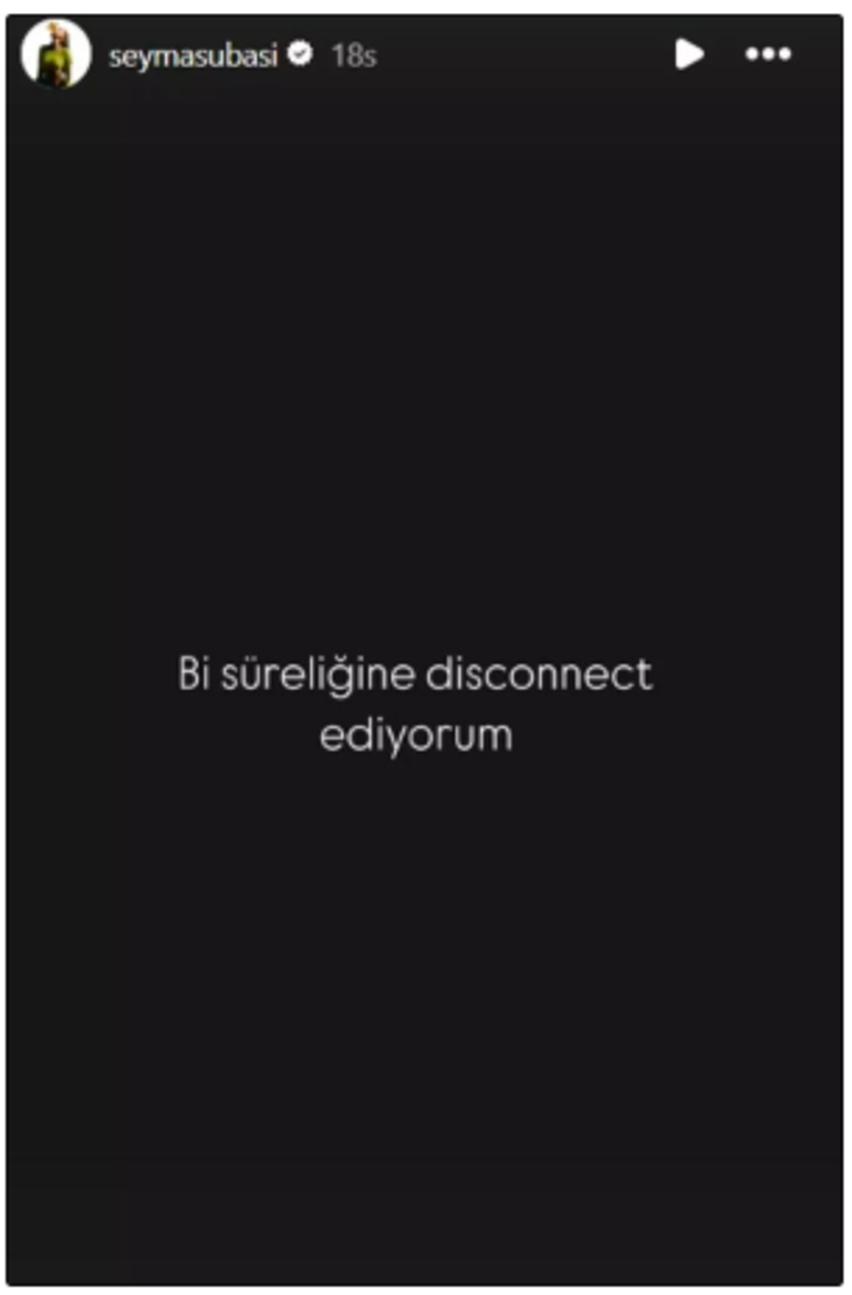 Şeyma Subaşı neden Instagrama ara verdiğini açıkladı Beni ada çağırdı