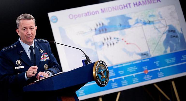 Pentagon, görüntüleri paylaştı: İşte İranın nükleer kalbi Fordoya böyle saldırmışlar