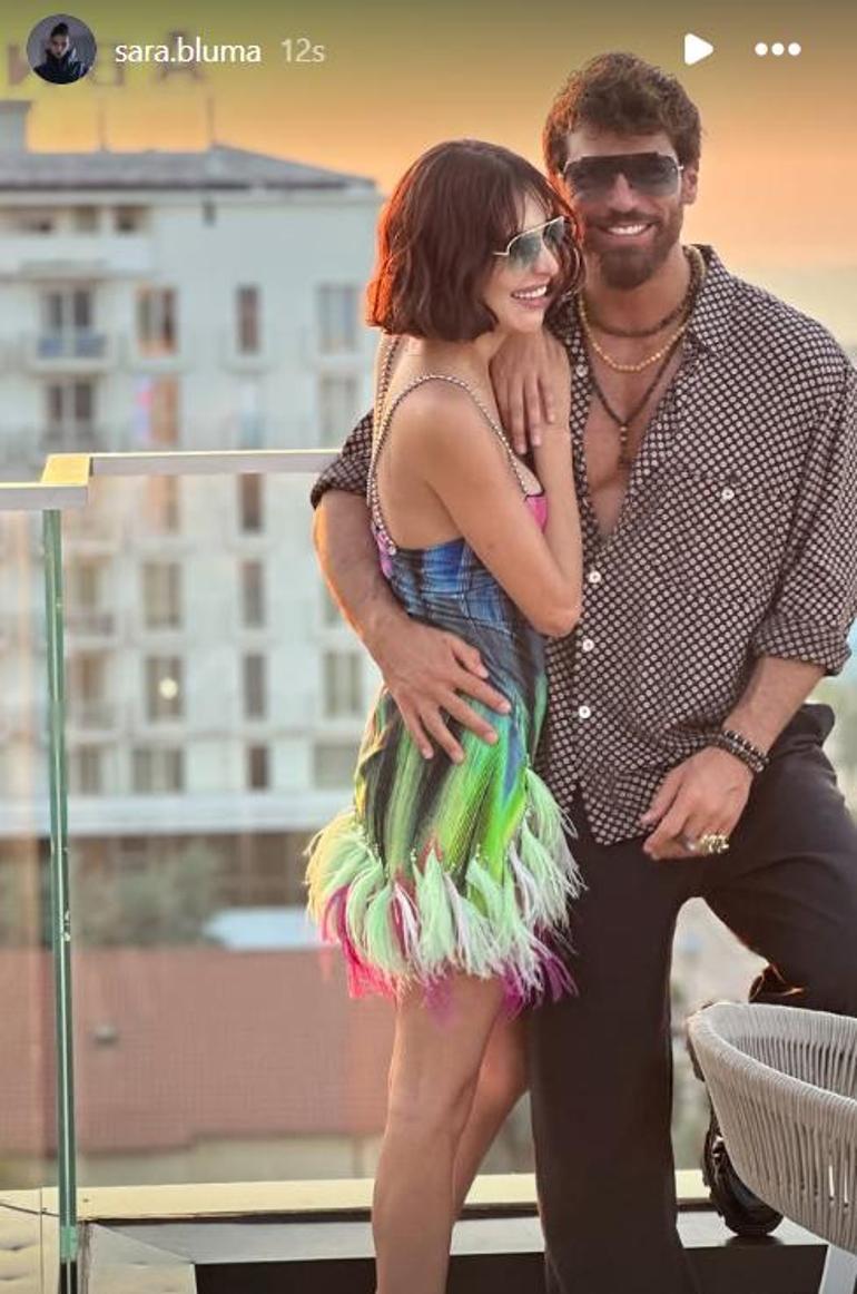 Aşk doludizgin sürüyor Can Yaman ve Sara Bluma’dan yeni kare