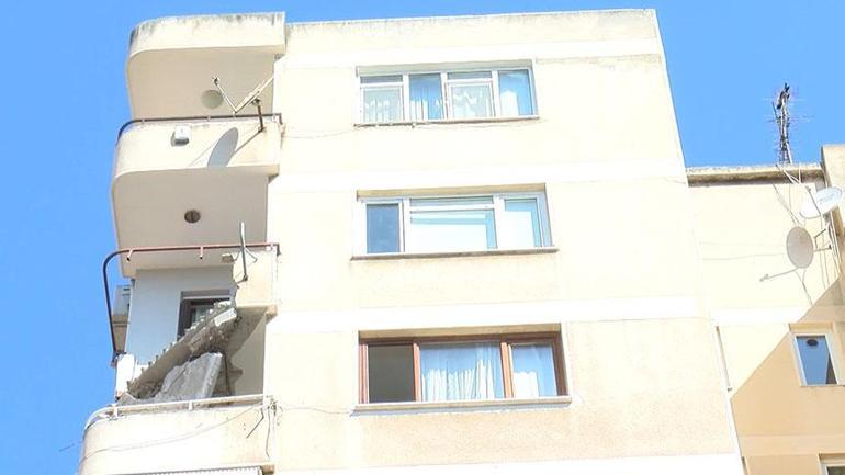 Kabusa uyandılar Maltepede 9 katlı binada balkon çöktü