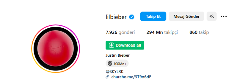 Justin Bieberdan şaşırtan karar Instagram kullanıcı adını değiştirdi