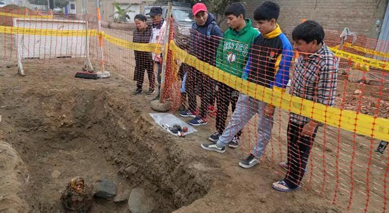 Doğal gaz çalışması bin yıllık mumyayı gün yüzüne çıkardı: Saçları bile bozulmamış