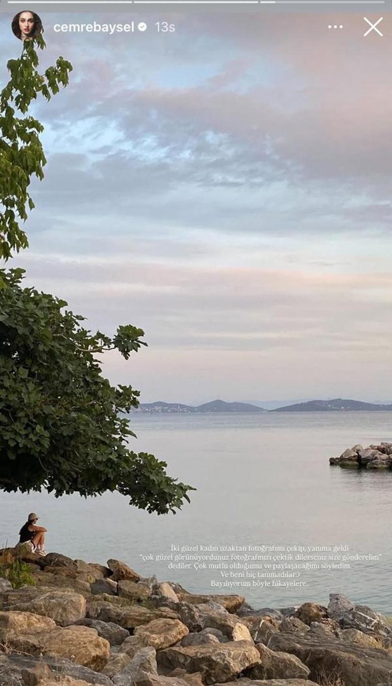 Cemre Bayseli sahilde tanımadılar Bayılıyorum böyle hikayelere