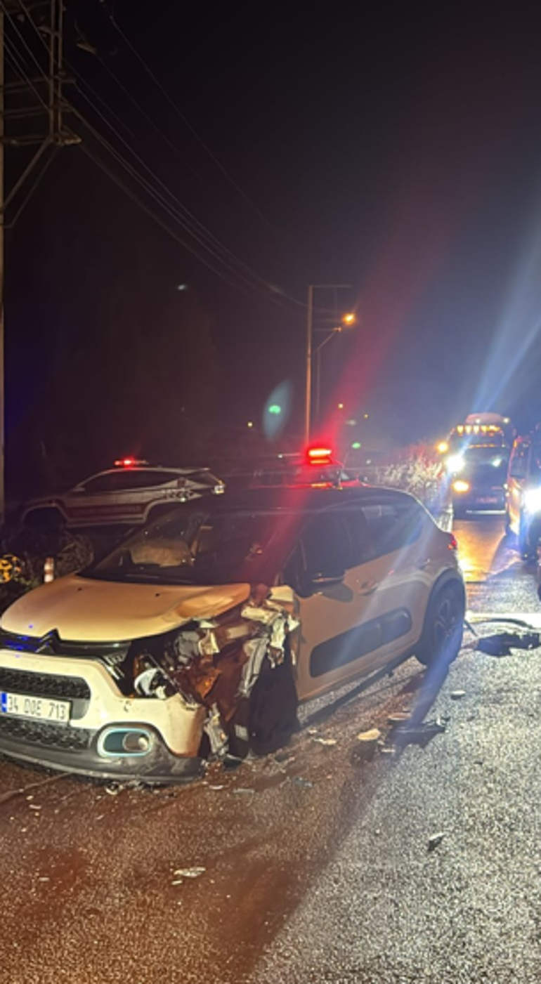 Tarık Mengüçün oğlu Baran trafik kazası geçirdi