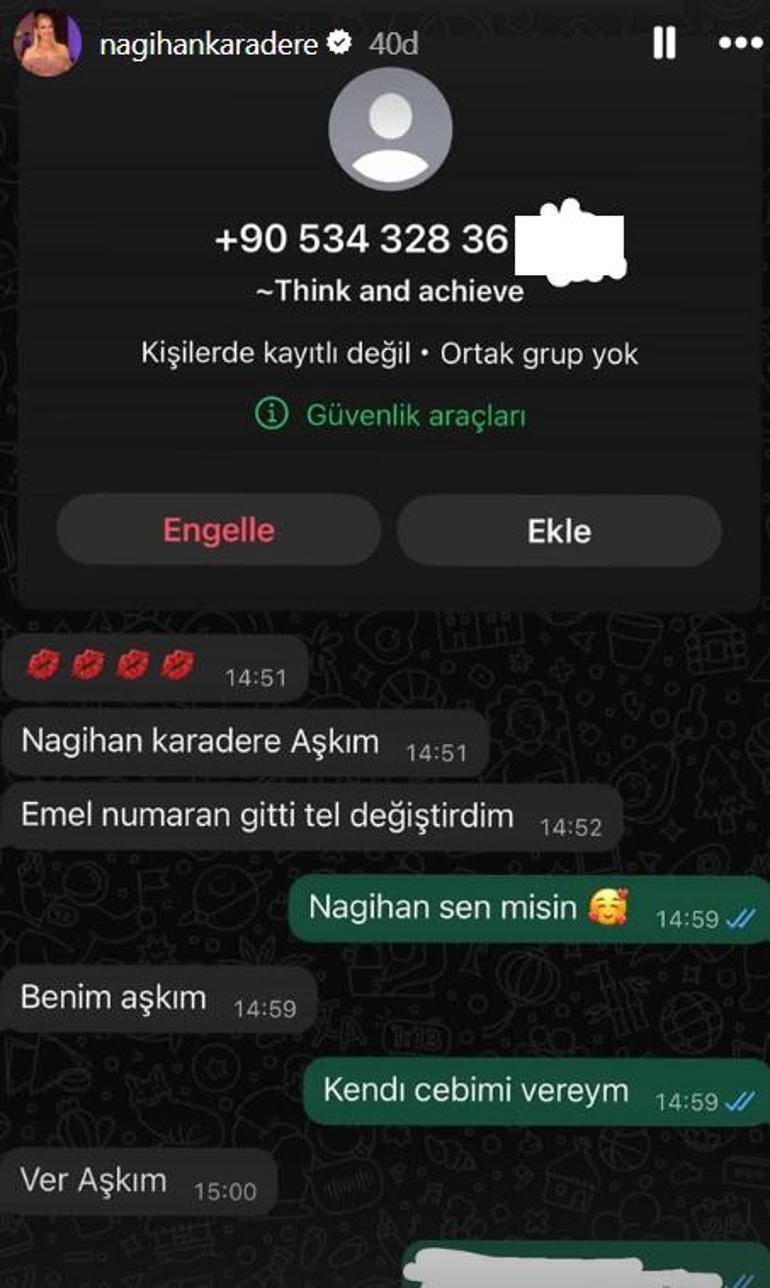 Survivor Nagihan Karadere takipçilerini uyardı: Bu mesajlara inanmayın