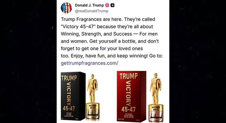 249 dolarlık şişede ne var Trump’tan şifreli geri dönüş