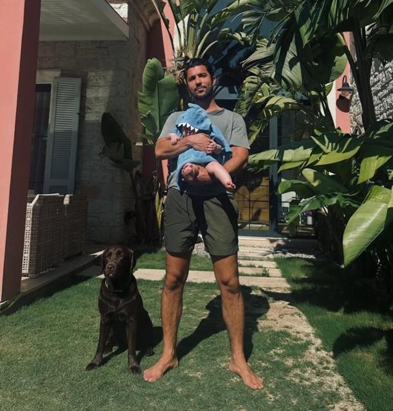 Kaan Yıldırımdan sürpriz paylaşım Minik oğlu Fikret Hakan ile yeni kare geldi