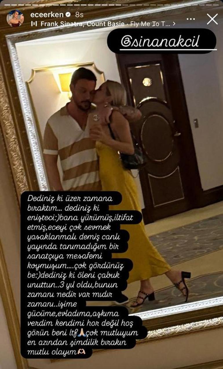 Ece Erken ve Sinan Akçıldan ilk kare Enişteci sözlerine tepki: Bırakın mutlu olayım