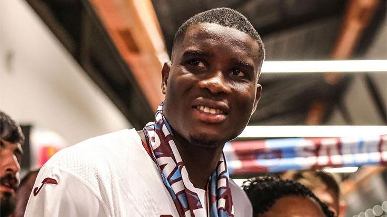 Trabzonsporun yeni transferi Paul Onuachu şehre geldi Burada bitmemiş bir işim vardı