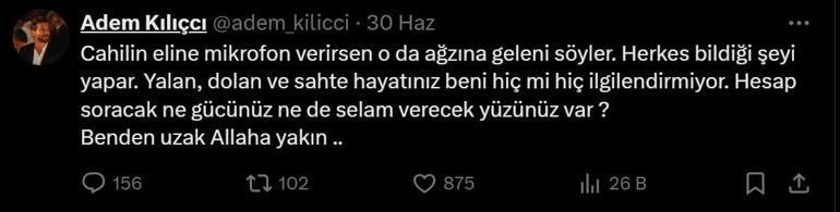 Survivor bitti tartışmalar bitmedi Eski dostlar Sabriye Şengül ve Adem Kılıççı birbirine girdi