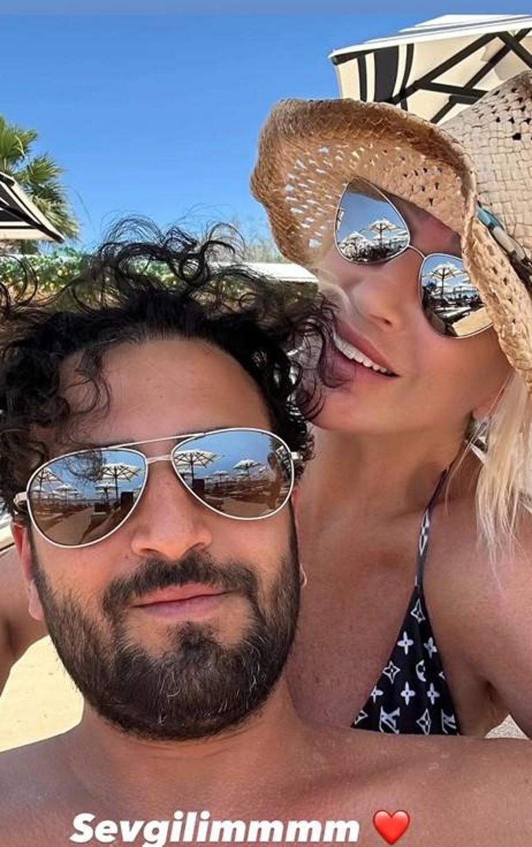 Romantik tatilde aşk tazelediler Seda Sayan Sevgilim notuyla paylaştı