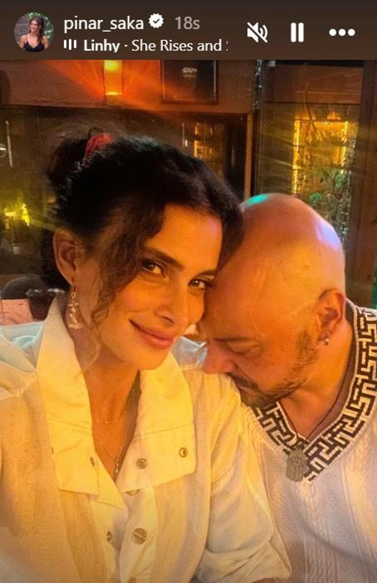 Aşkını her fırsatta haykırıyor Survivor Pınar Saka ve müzisyen eşinden yeni kare