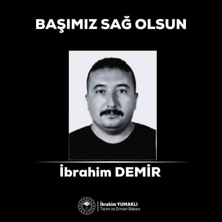 Son dakika: Ödemiş yangınında orman işçisi İbrahim Demir şehit oldu