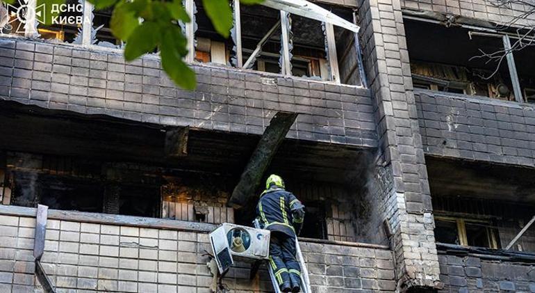 Rusyadan Ukraynanın kalbine 539 İHAlı saldırı: Korkunç bir geceydi