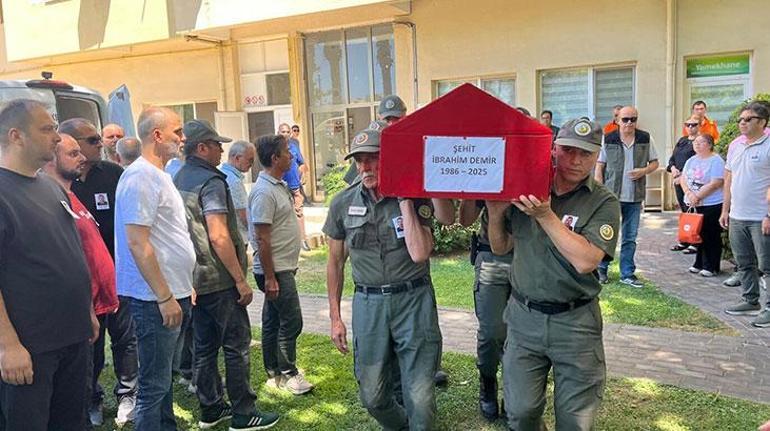 Şehit dozer operatörü İbrahim Demire tören