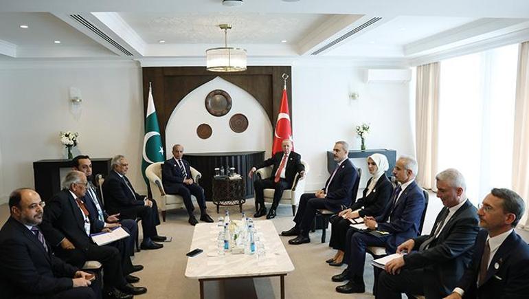Erdoğan liderlerle görüştü: Azerbaycanda diplomasi trafiği