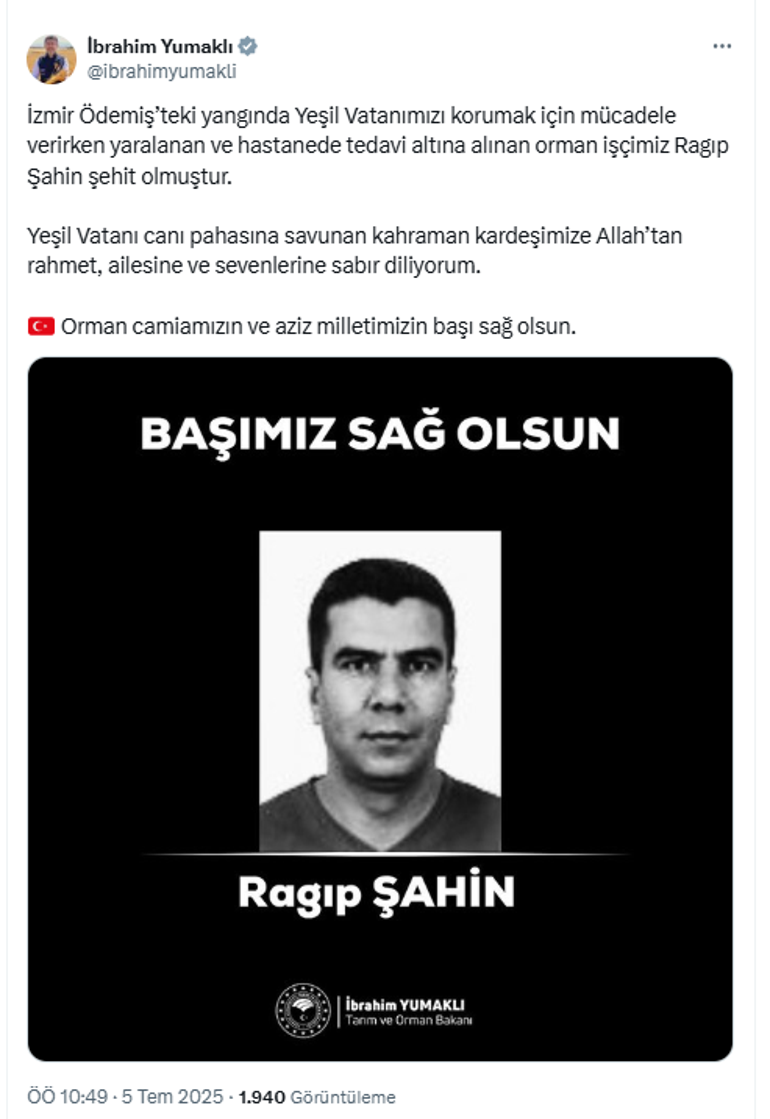 İzmirdeki yangın faciasında can kaybı 3e yükseldi