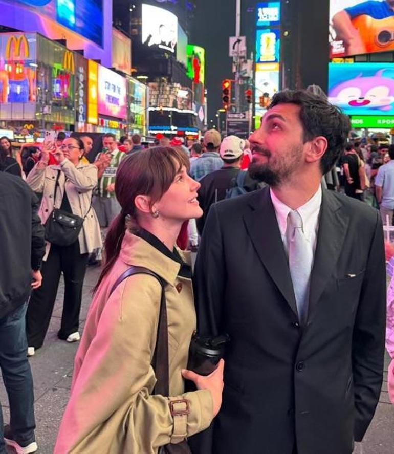 New Yorkta romantik tatil Alina Boz ve eşinden aşk dolu yeni kareler