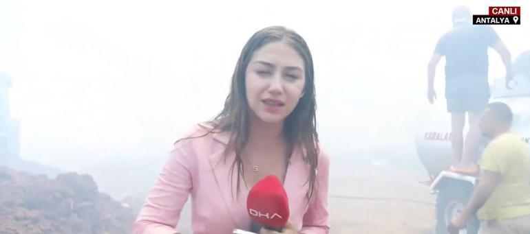68690b12c4317961fa3fffaf Son dakika: Antalya'da orman yangını! Turistler alevlere müdahale etti