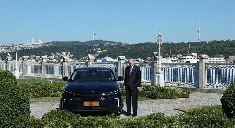 Cumhurbaşkanı Erdoğan Toggun yeni modeli ile deneme sürüşü yaptı