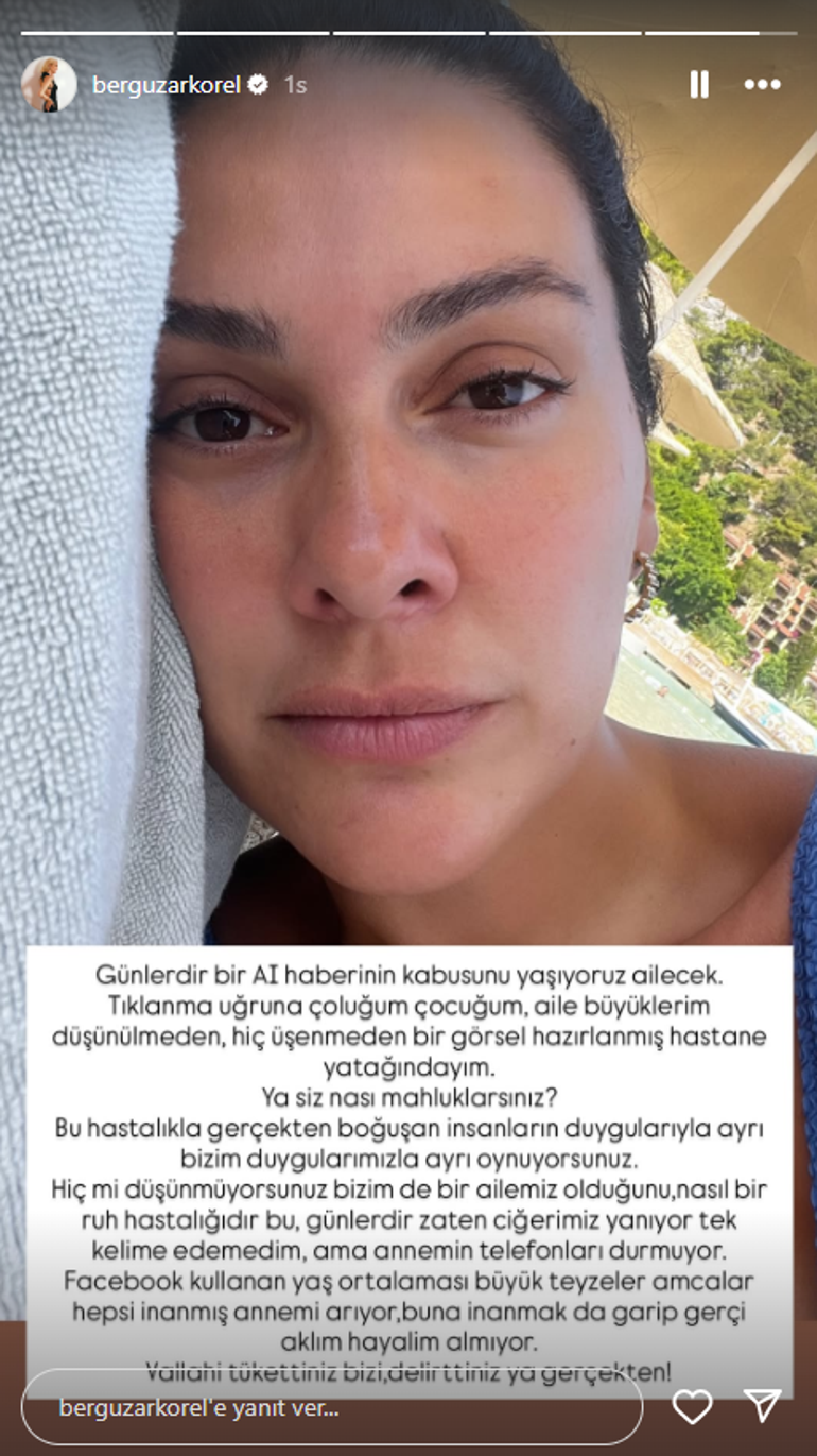 Bergüzar Korel isyan etti Tükettiniz bizi, delirttiniz