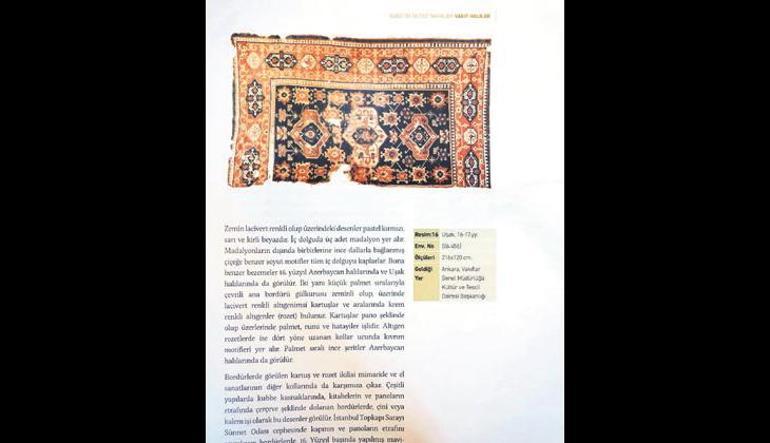 Beş asırlık halı yurda döndü