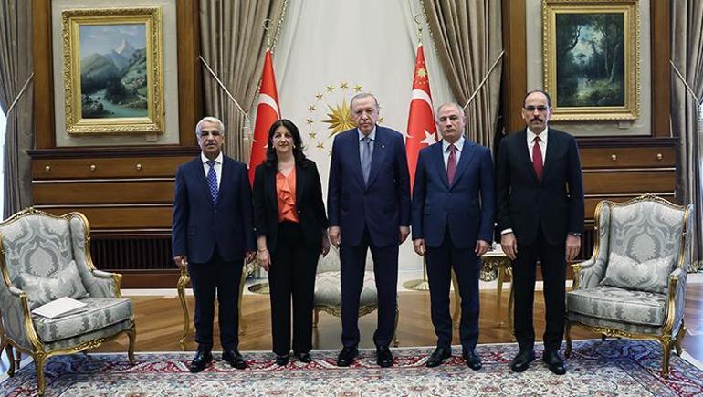Son dakika... Erdoğanın DEM Parti heyetini kabulü sona erdi