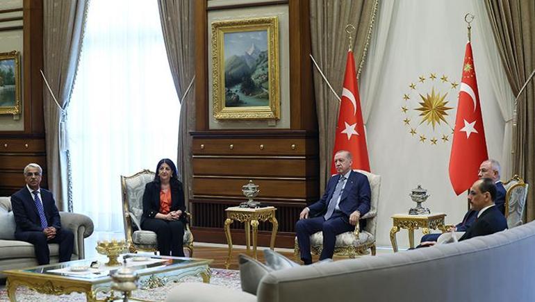 Son dakika... Erdoğanın DEM Parti heyetini kabulü sona erdi