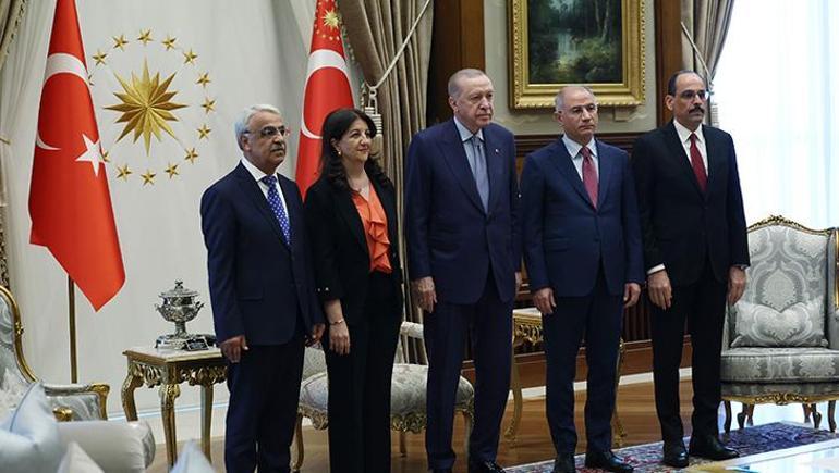 Son dakika... Erdoğanın DEM Parti heyetini kabulü sona erdi