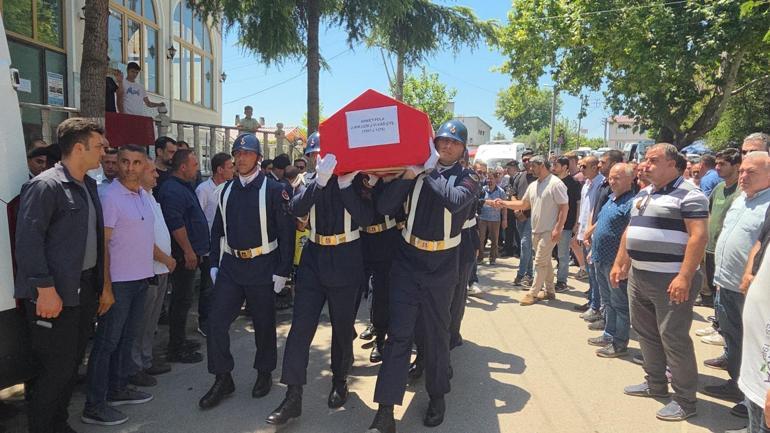 Kanserden ölen uzman jandarma, askeri törenle toprağa verildi