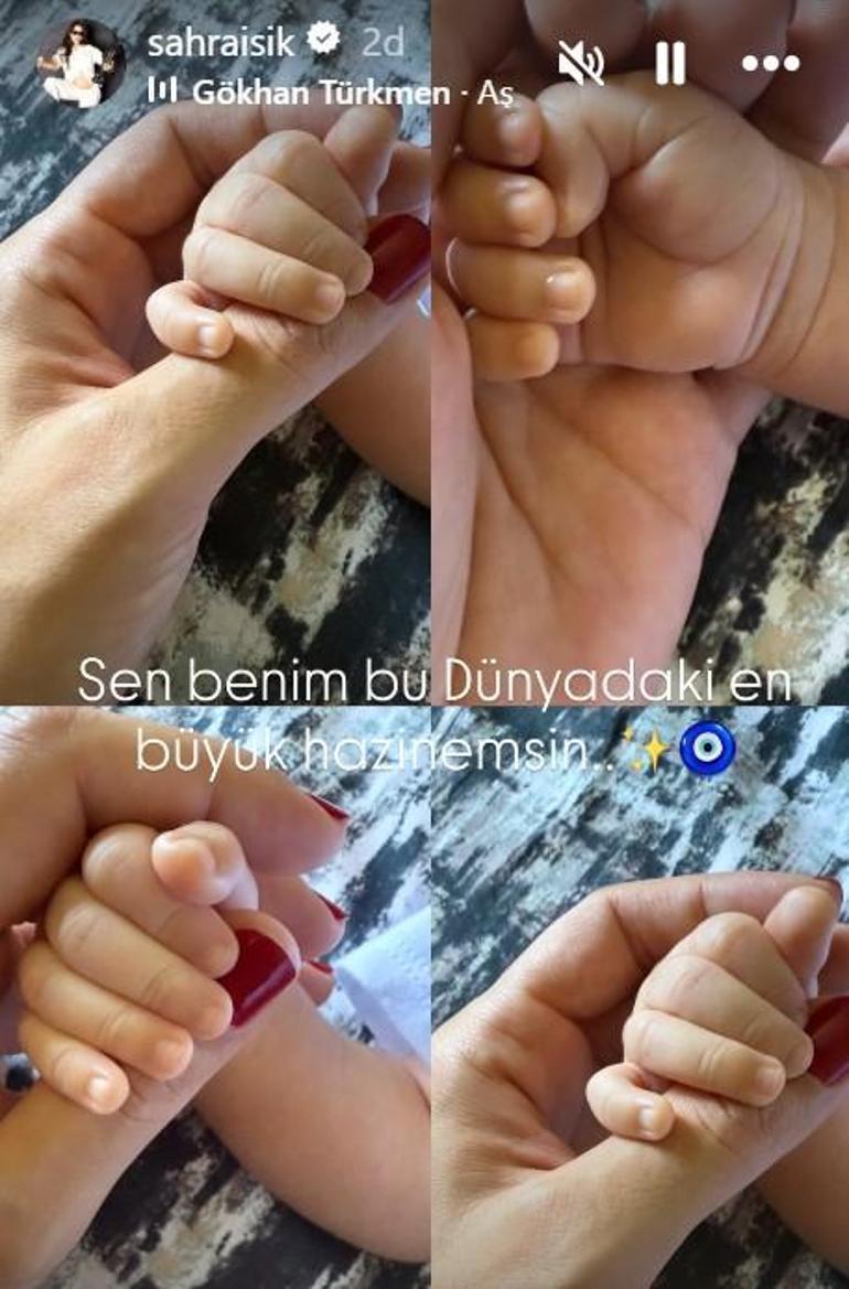 Günler sonra bebeğiyle yeni karesini paylaştı Duygusal mesajı dikkat çekti