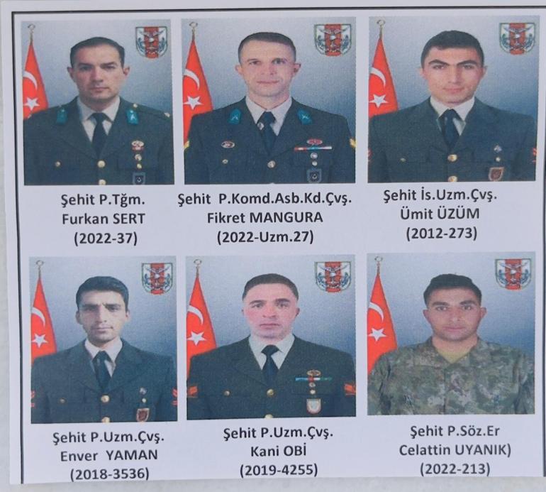 Yüksekovada ikinci şehit töreni: 6 kahraman memleketlerine uğurlandı