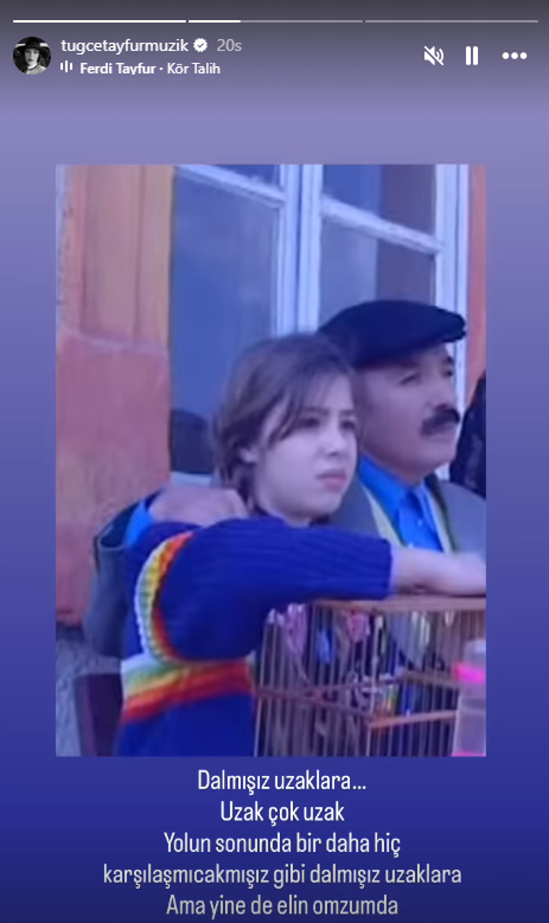 Tuğçe Tayfurdan duygulandıran paylaşım Ama yine de elin omzumda