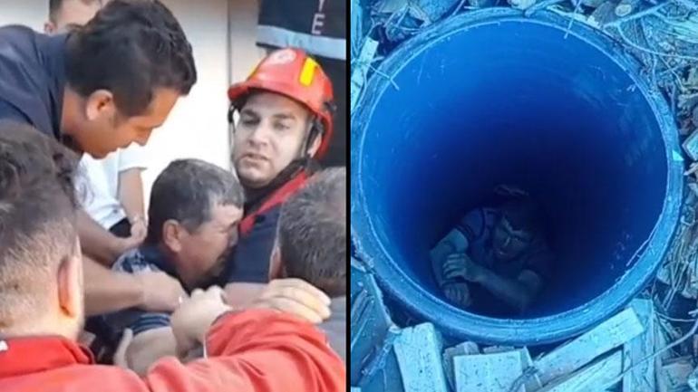 Engelli adam kuyudan kurtarıldı Yürek ısıtan teşekkür